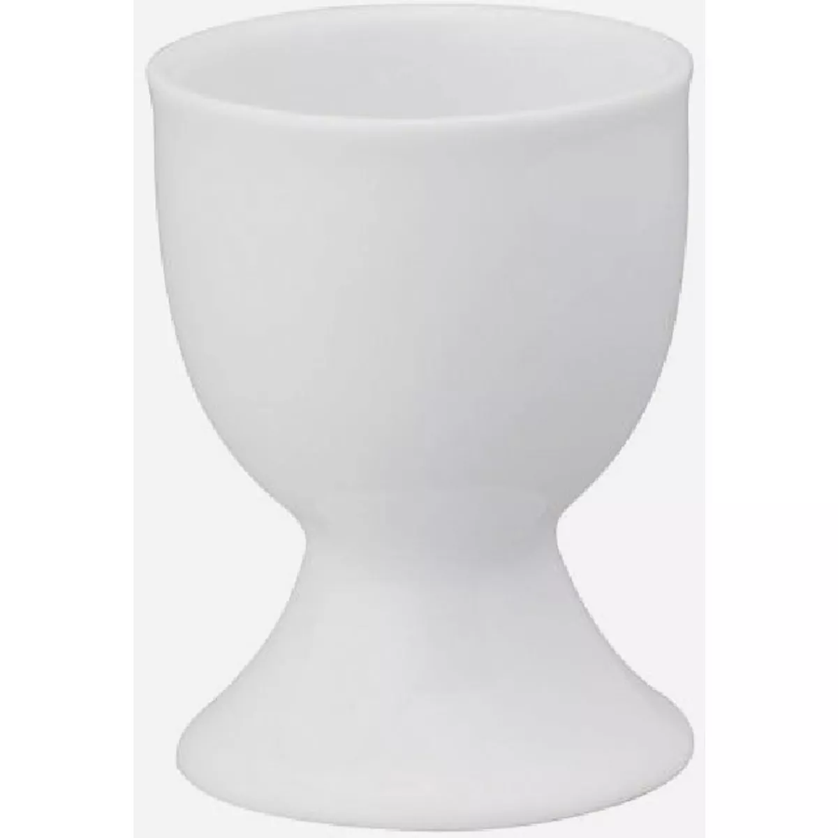 HIC Kitchen White Porcelain Single Egg Cup Bowl