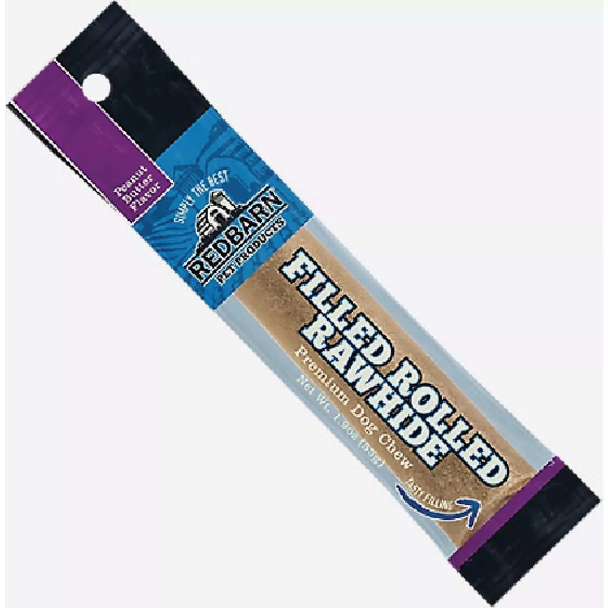 RedBarn Peanut Butter Filled Munchie Retrievers Rawhide Chew (2-Pack)