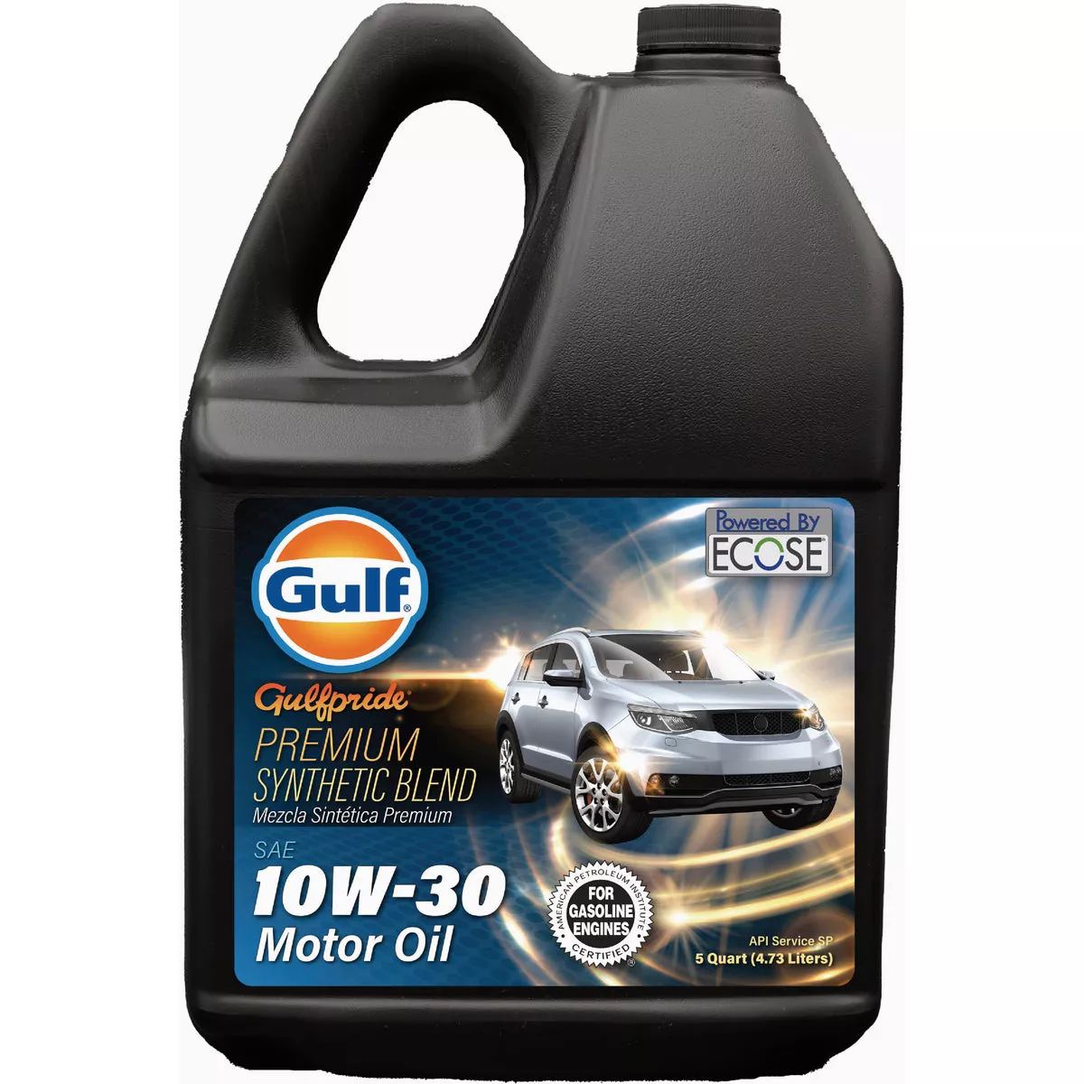 Gulf Oil Pride 5 Qt. 10W30 Synthetic Blend Oil