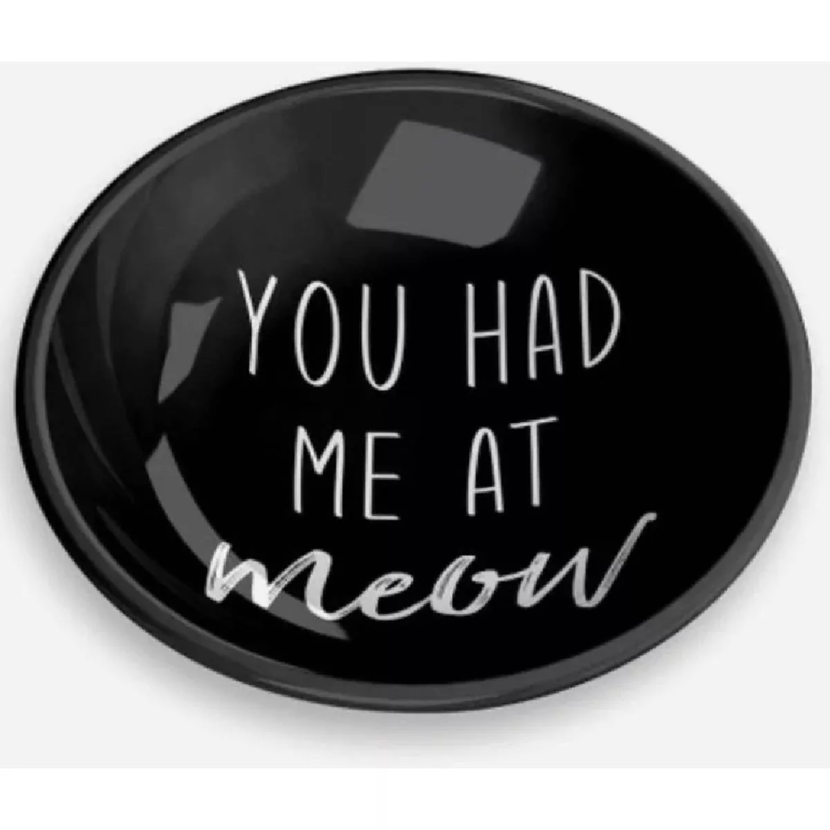 TarHong 0.75 Cup Meow Sentiment Cat Pet Saucer