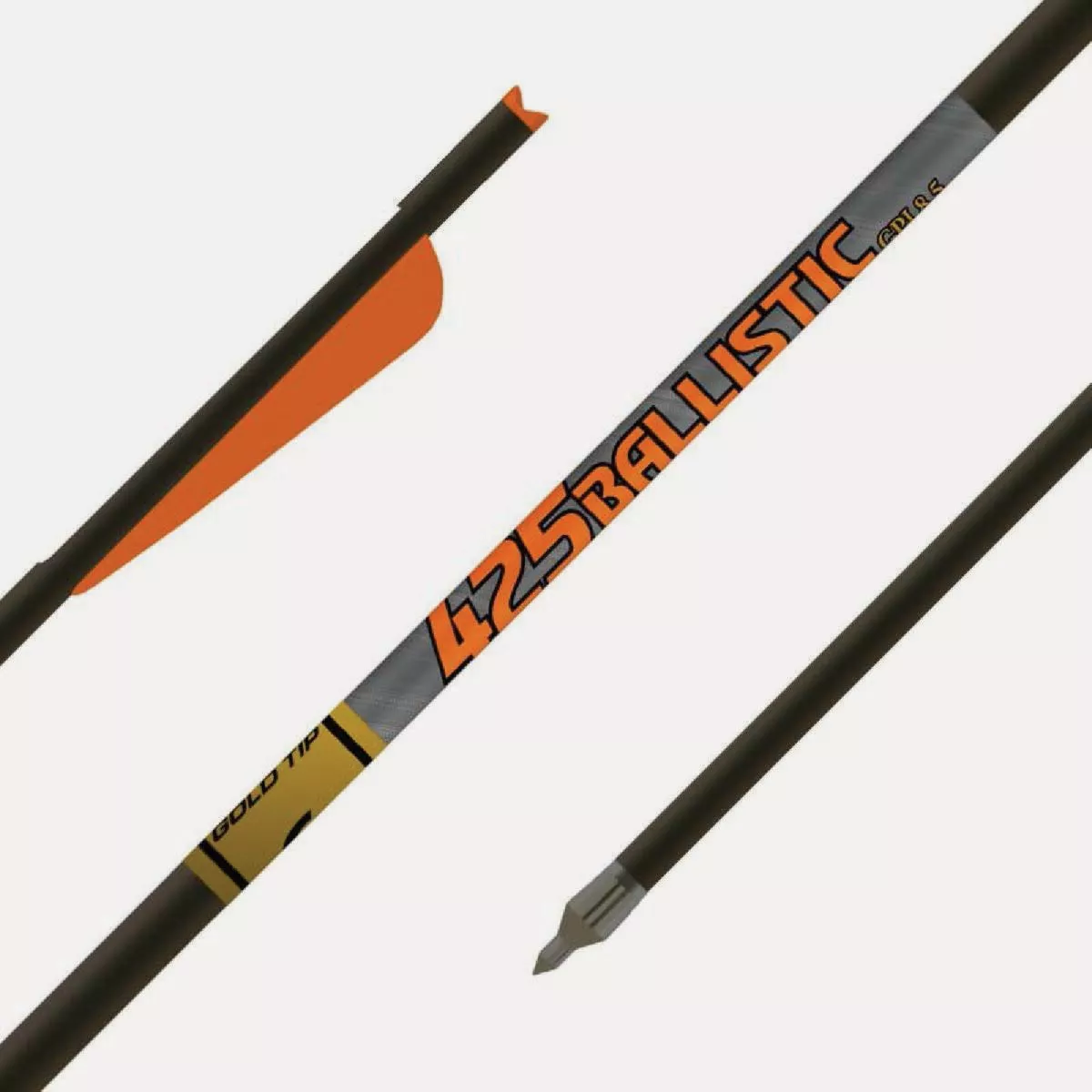 Gold Tip Ballistic 20 In. Crossbow Bolts with 4 In. Vanes (6-Pack)