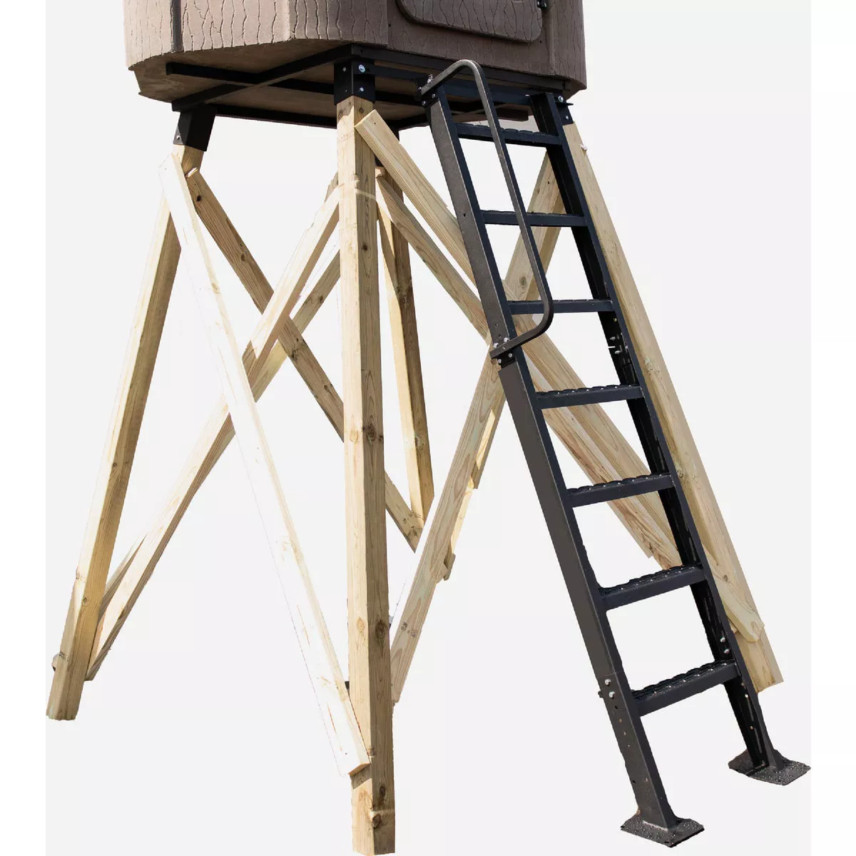 Banks Outdoors 8 Ft. Steel Ladder for Hunting Blinds