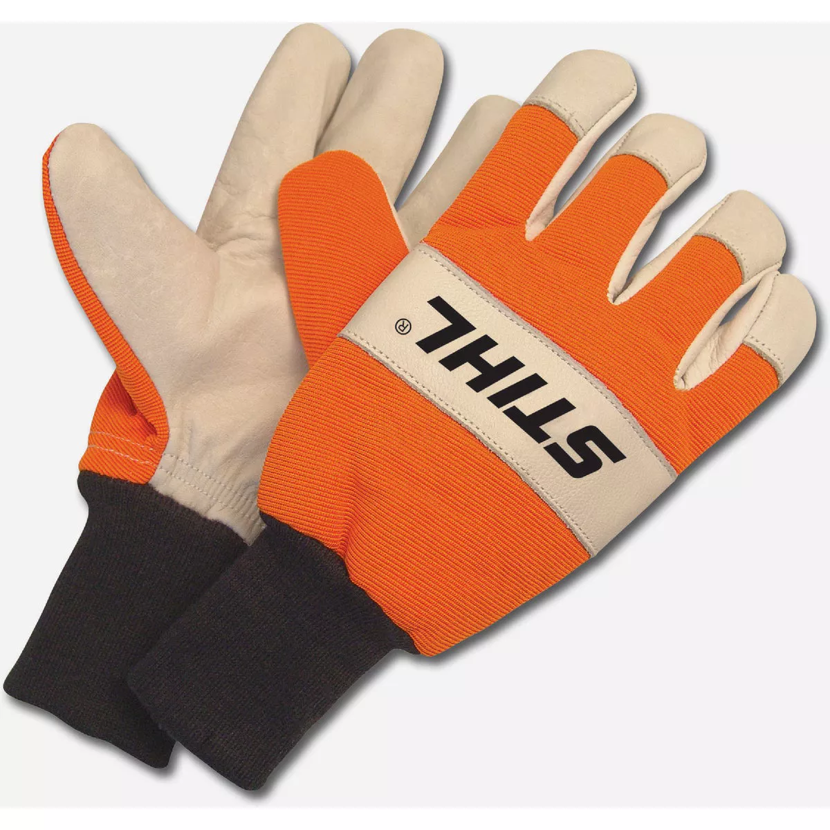 STIHL Men's 1 Size Fits All Goat Skin Leather Work Glove