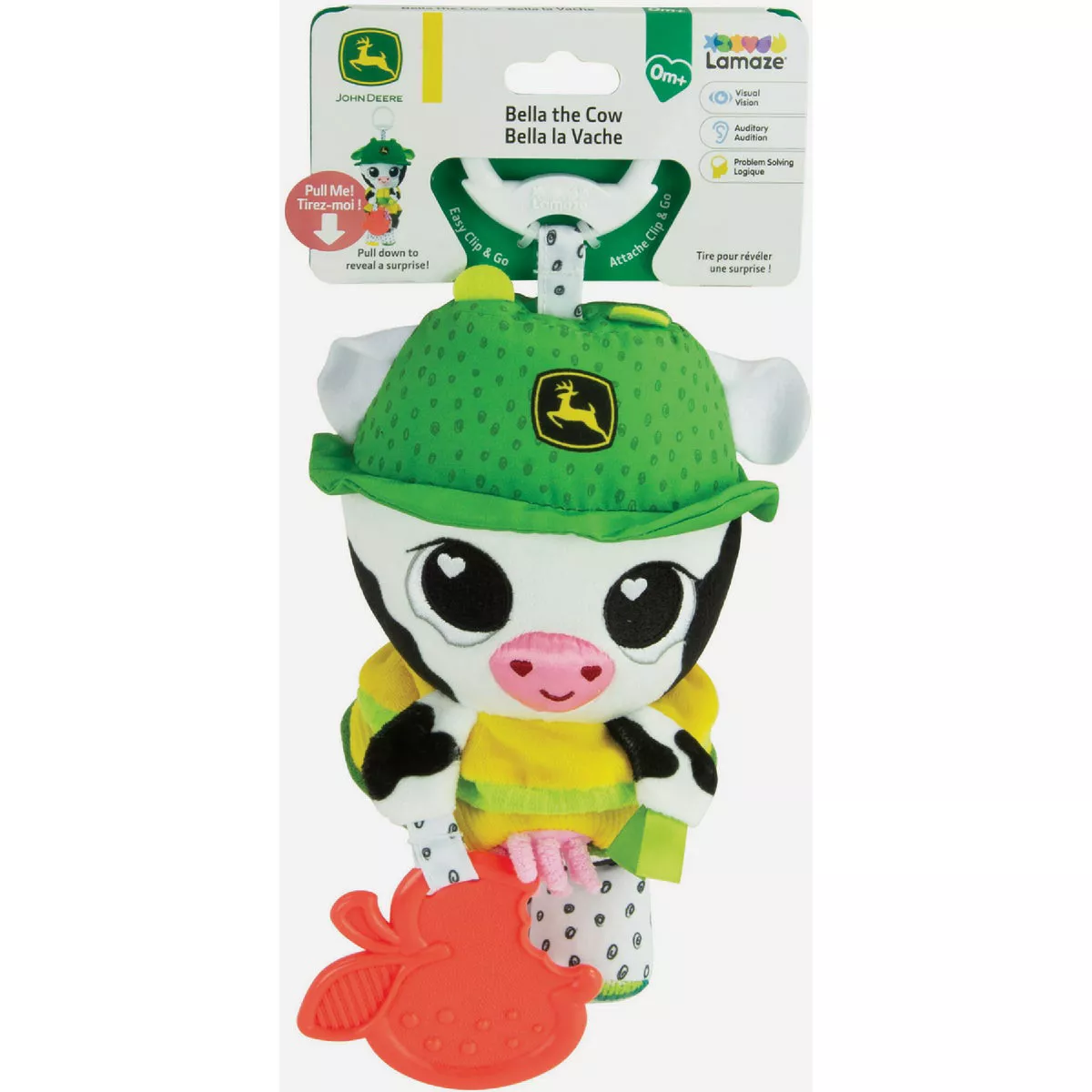 John Deere Lamaze Bella the Cow Clip & Go Developmental & Sensory Toy - photo 2