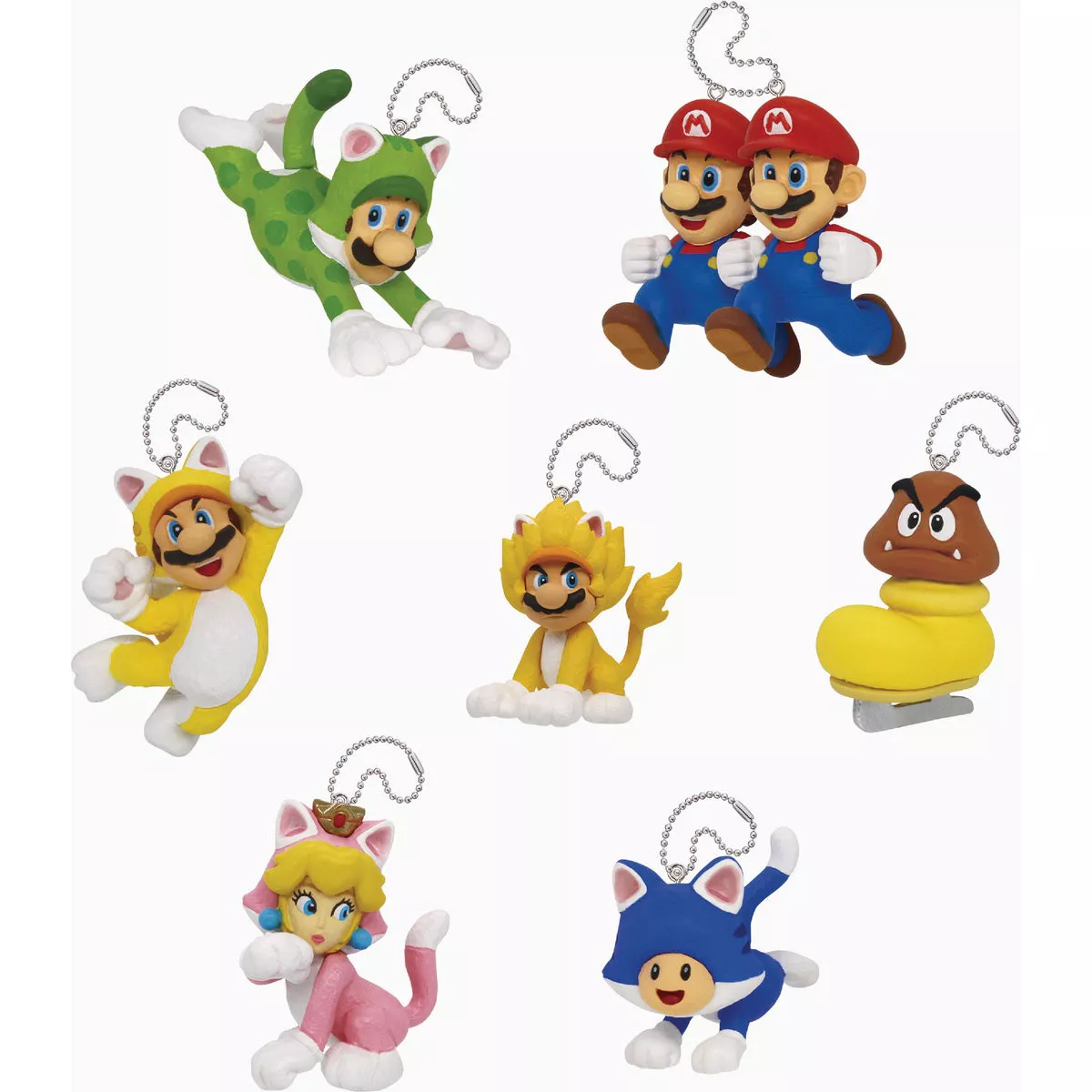 Club Mocchi Mocchi Super Mario 3D World Keychain-