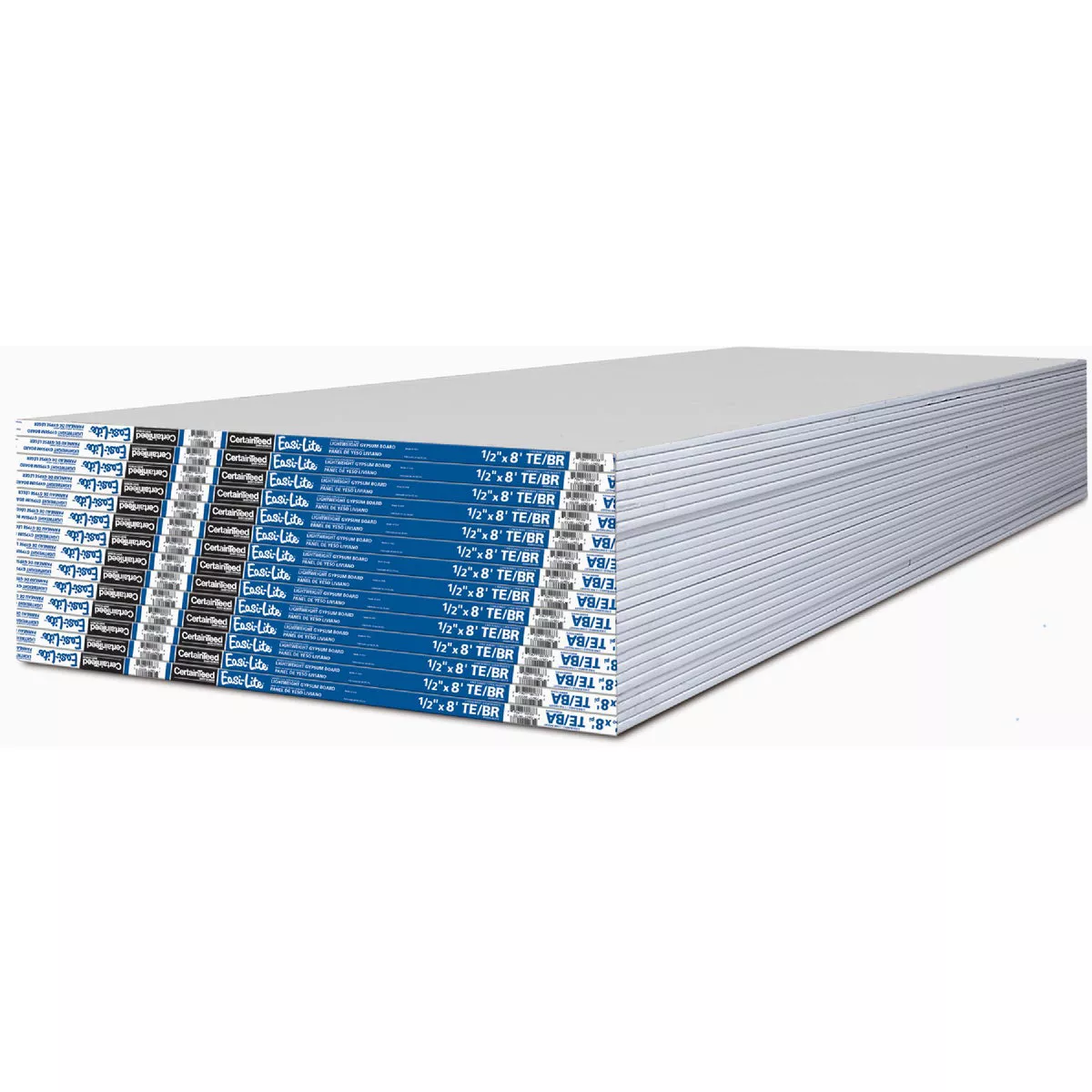 CertainTeed Easi-Lite 1/2 In. x 4 Ft. x 8 Ft. Lightweight Drywall Panel-