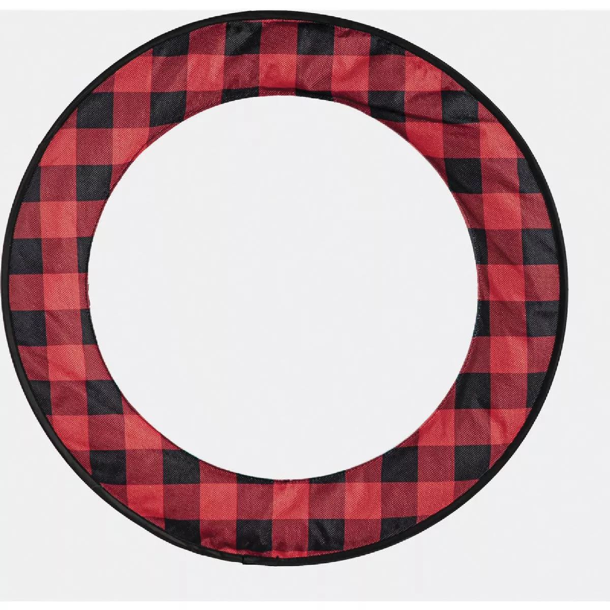 Evergreen Red and Black Buffalo Check Sassafras Switchable Door Decor Frame