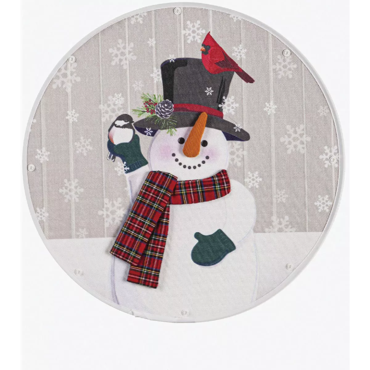Evergreen Let It Snow! Sassafras Switchable Door Decor Insert