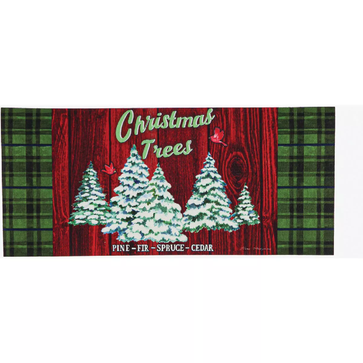 Evergreen Christmas Tree Farm Sassafras Switch Mat