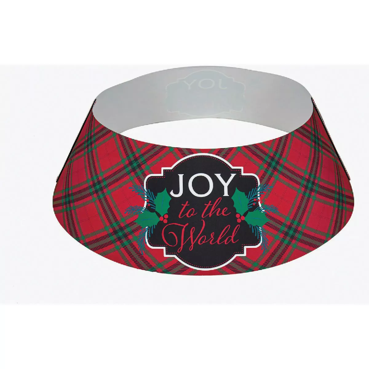 Evergreen 30 In. Christmas Joy Fabric Tree Collar