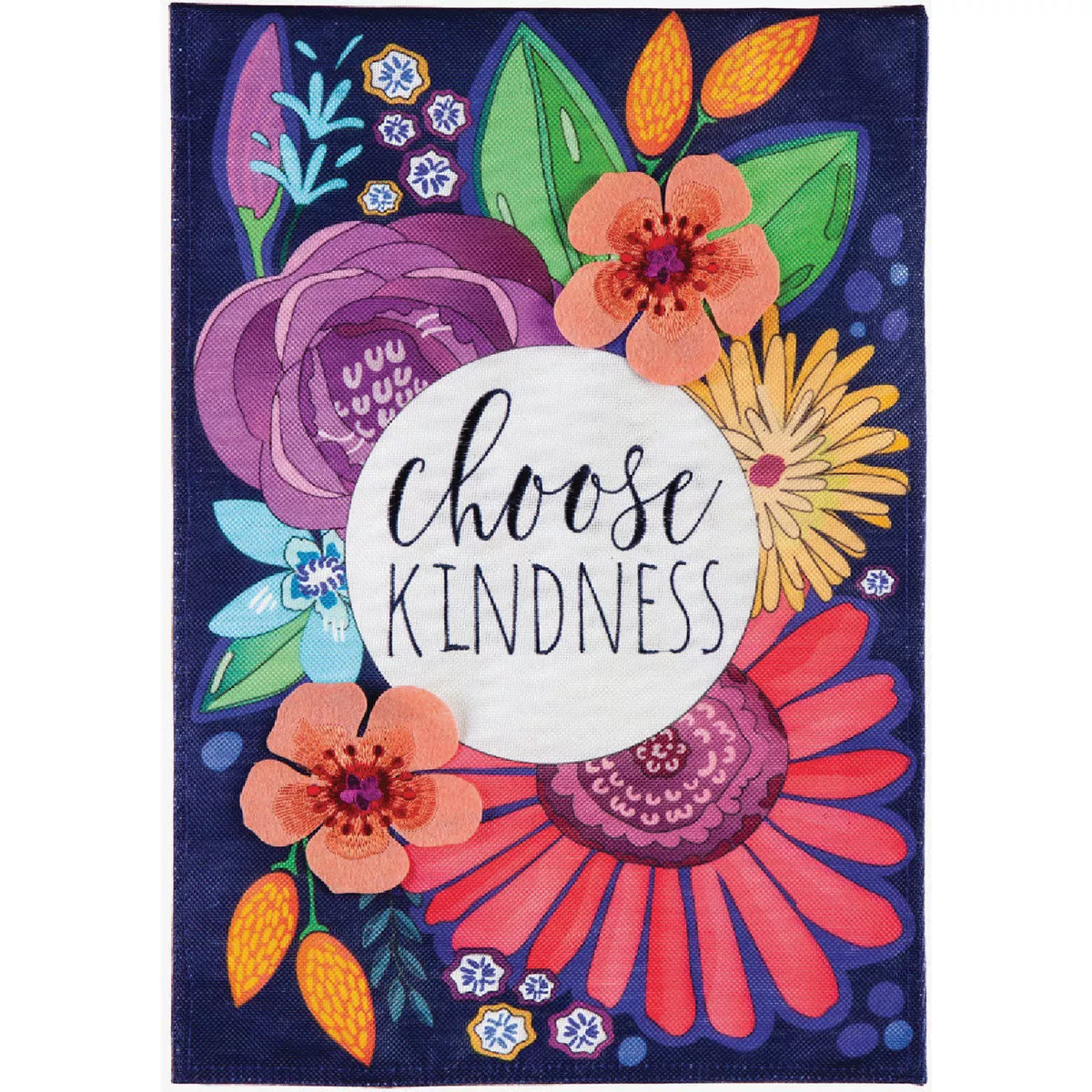 Evergreen Choose Kindness Garden Burlap Flag