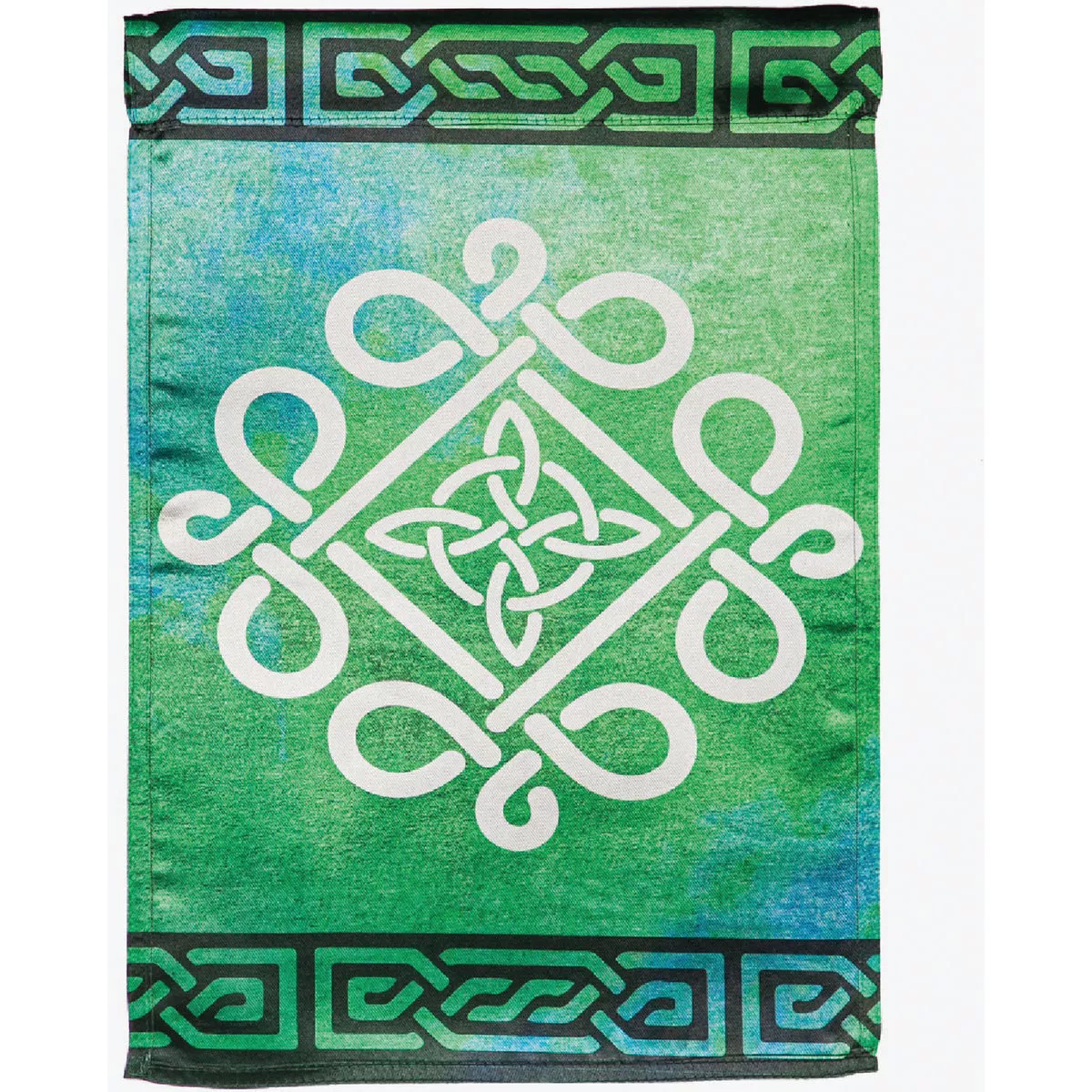 Evergreen Celtic Green Garden Lustre Flag