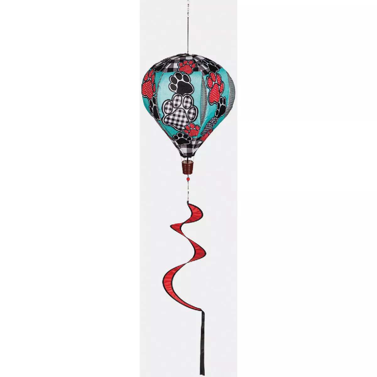 Evergreen Hope You Like Dogs Burlap Balloon Spinner