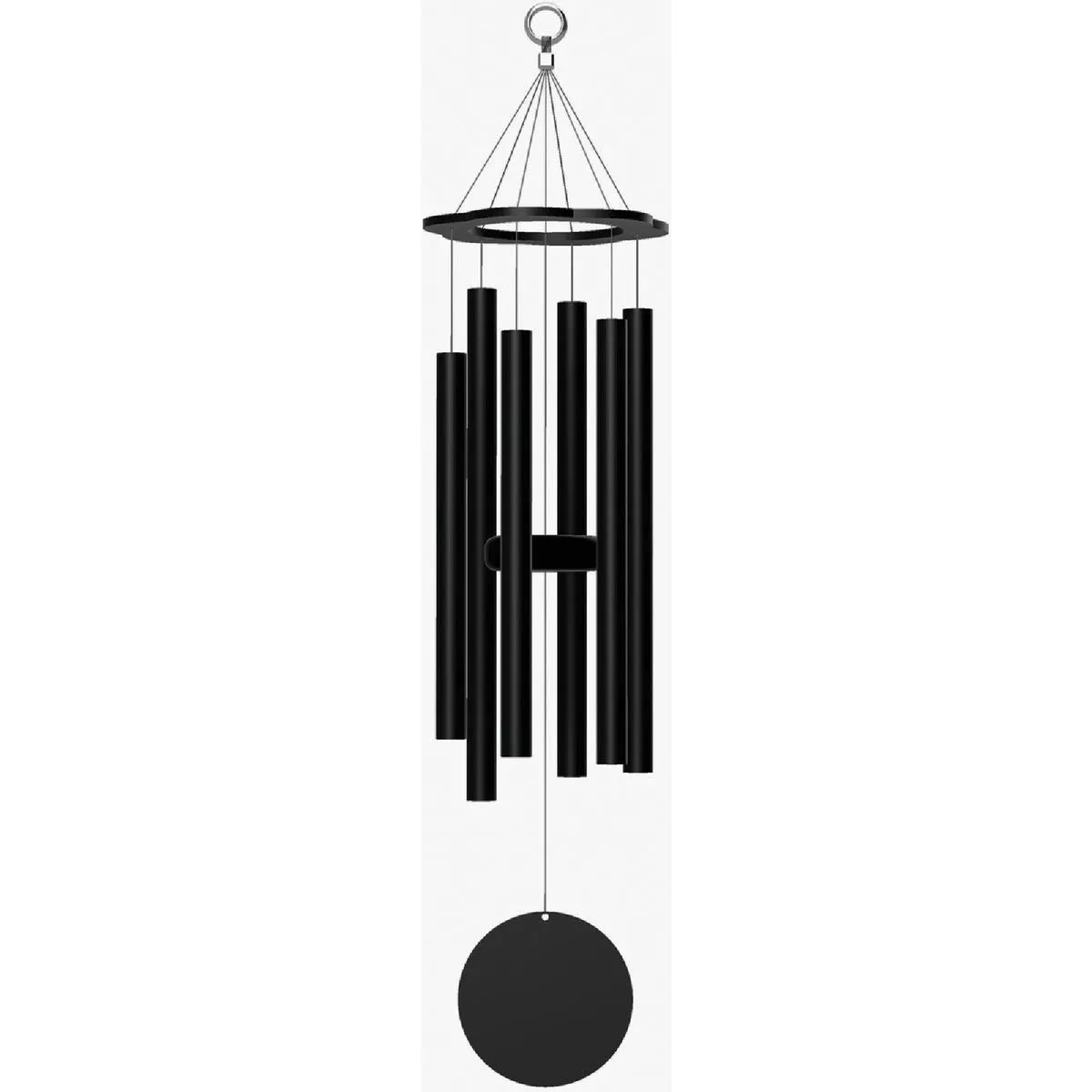 Evergreen Avria 30 In. Black Metal Hand Tuned Scale "A" Wind Chime-
