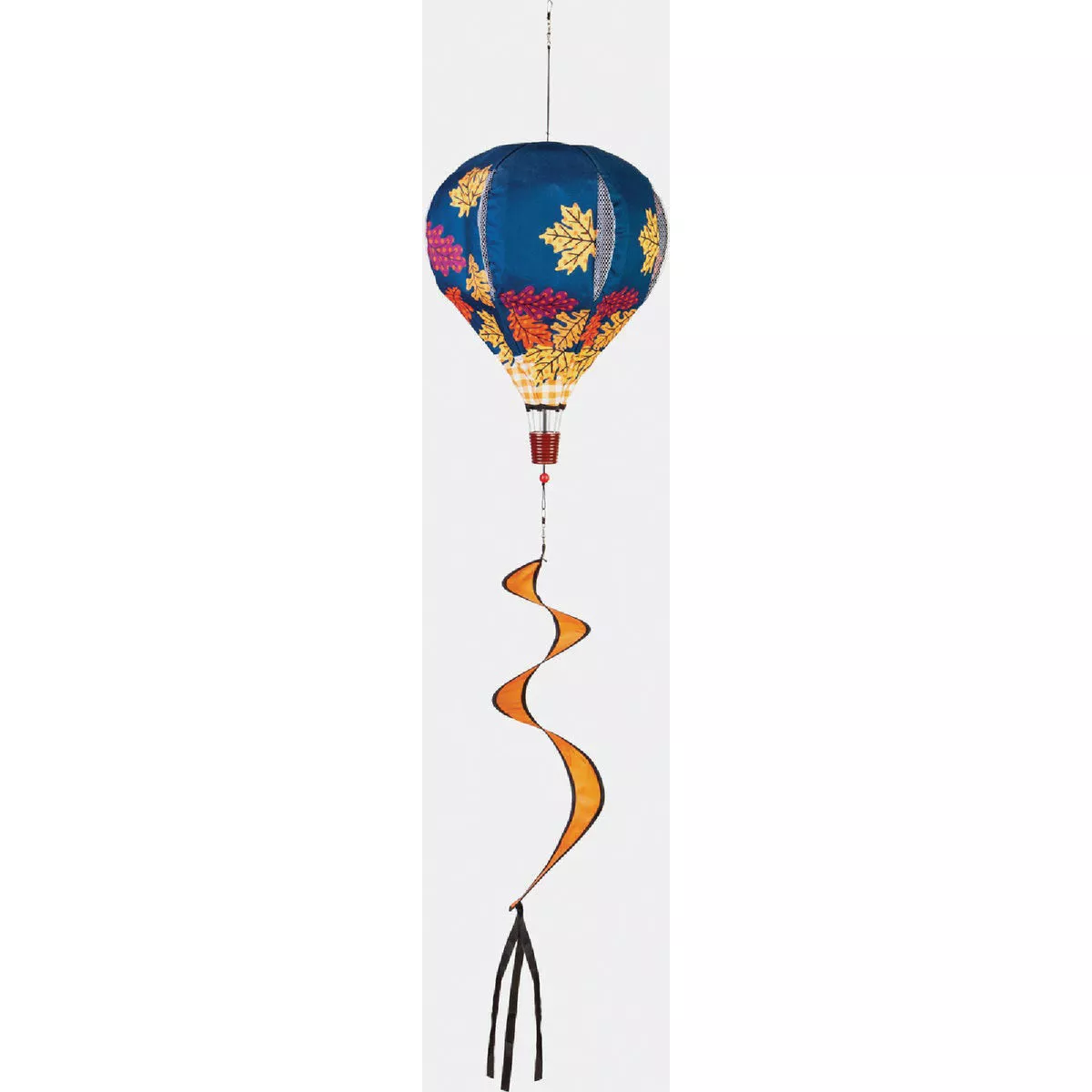 Evergreen Falling Leaves Animated Burlap Balloon Spinner