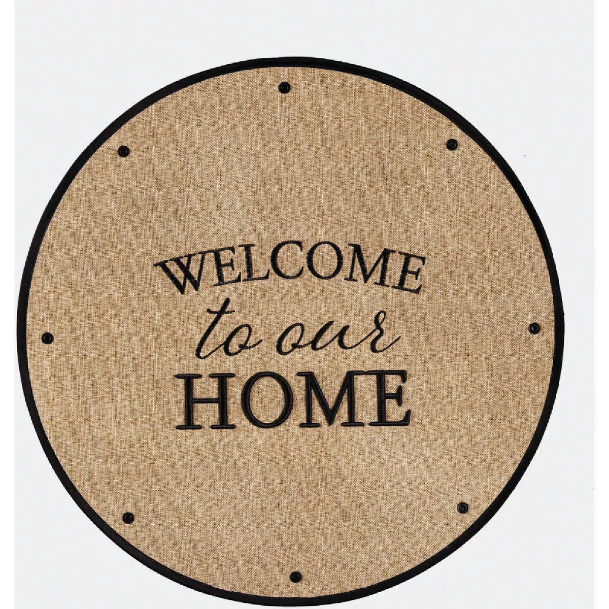 Evergreen Welcome to Our Home Sassafras Switchable Door Decor