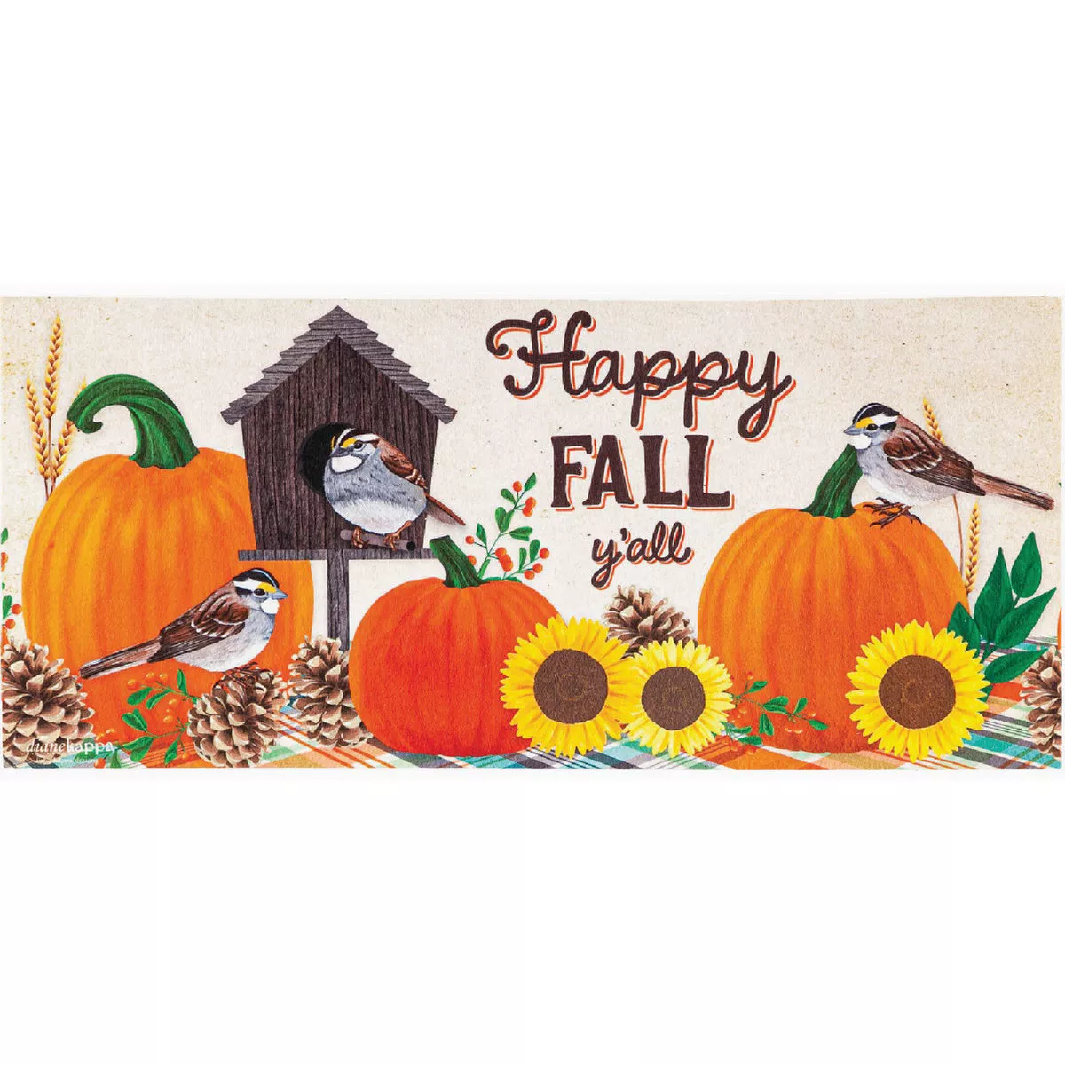 Evergreen Autumn Birds Sassafras Switch Mat
