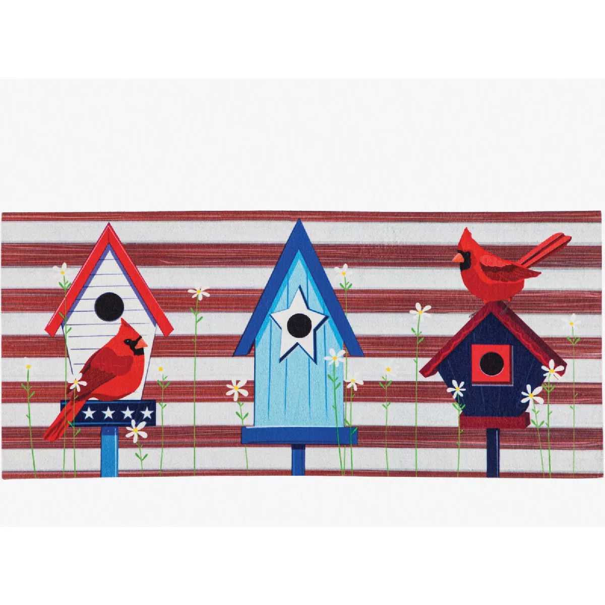 Evergreen Patriotic Birdhouses Sassafras Switch Mat