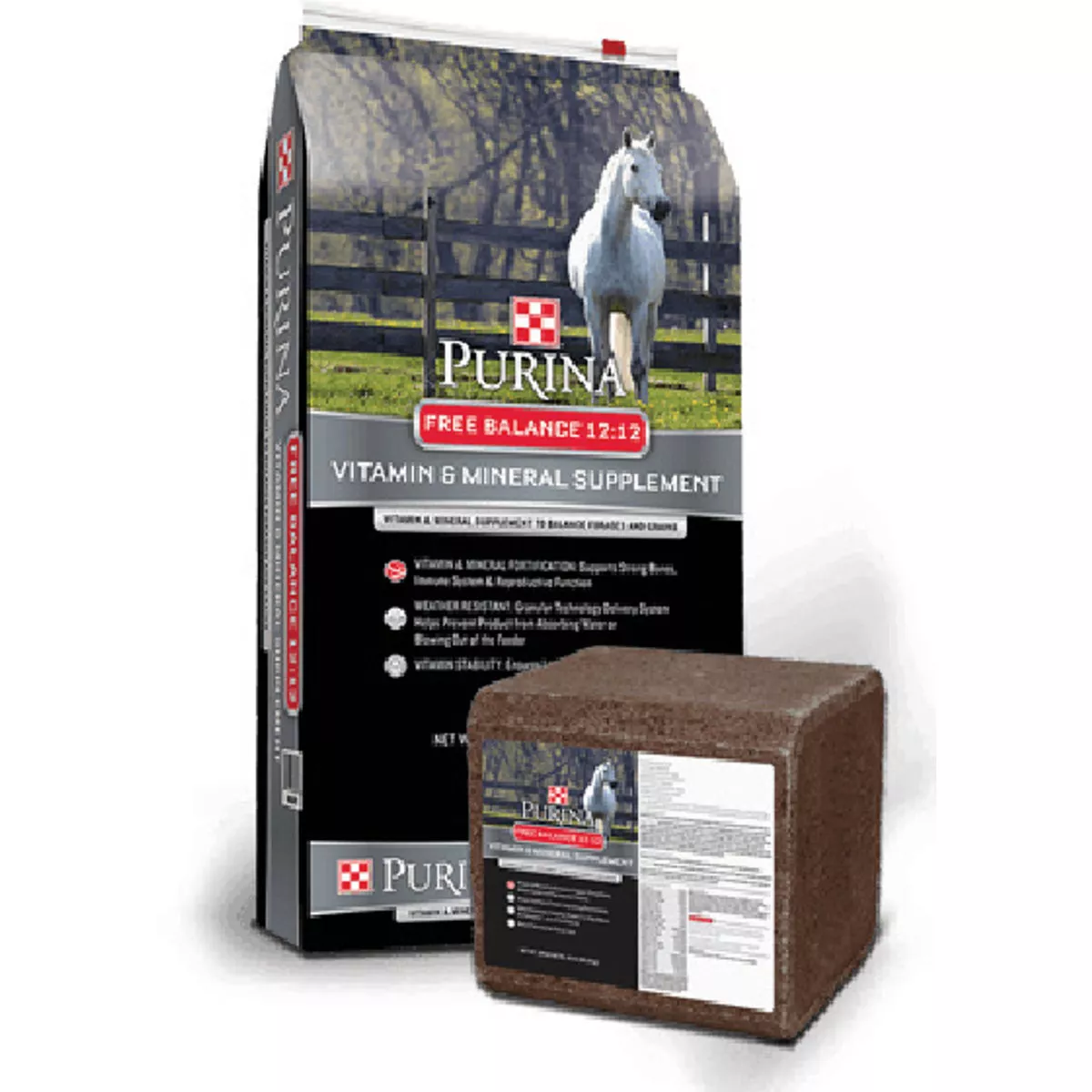 Purina Free Balance 12:12 25 Lb. Vitamin & Mineral Horse Feed Supplement