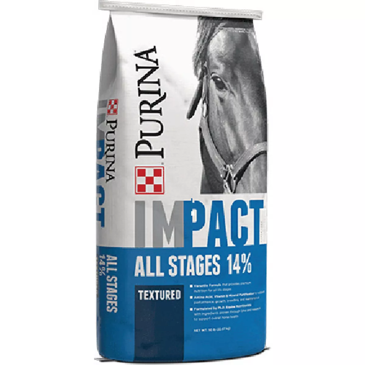 Purina Impact 50 Lb. 14% Racetrack Horse Feed