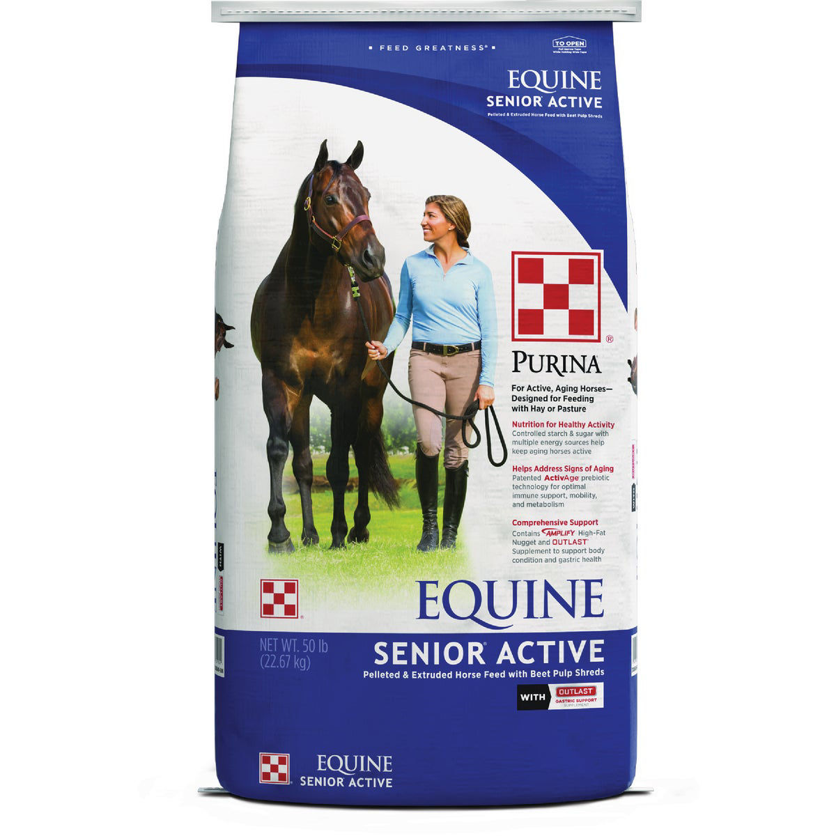 Purina Equine Senior 50 Lb. Active Horse Feed | Do it Best