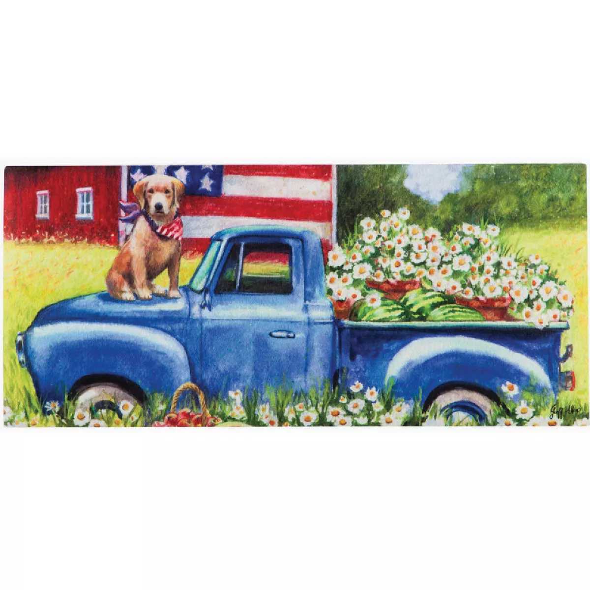 Evergreen Patriotic Pup Sassafras Switch Mat