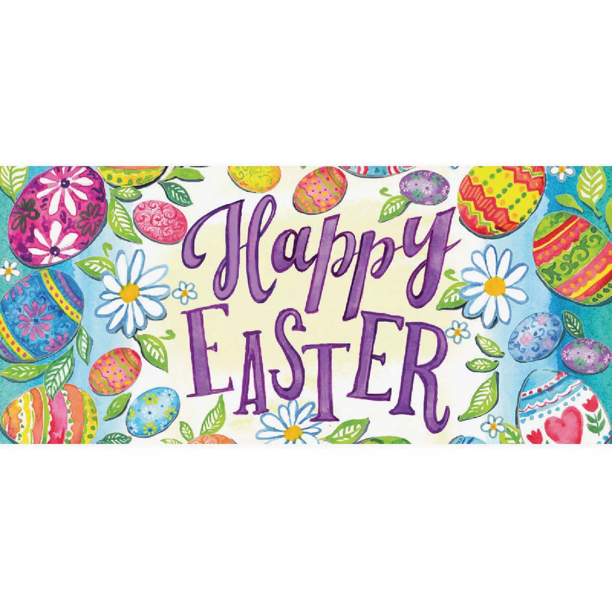 Evergreen Happy Easter Eggs Sassafras Switch Mat