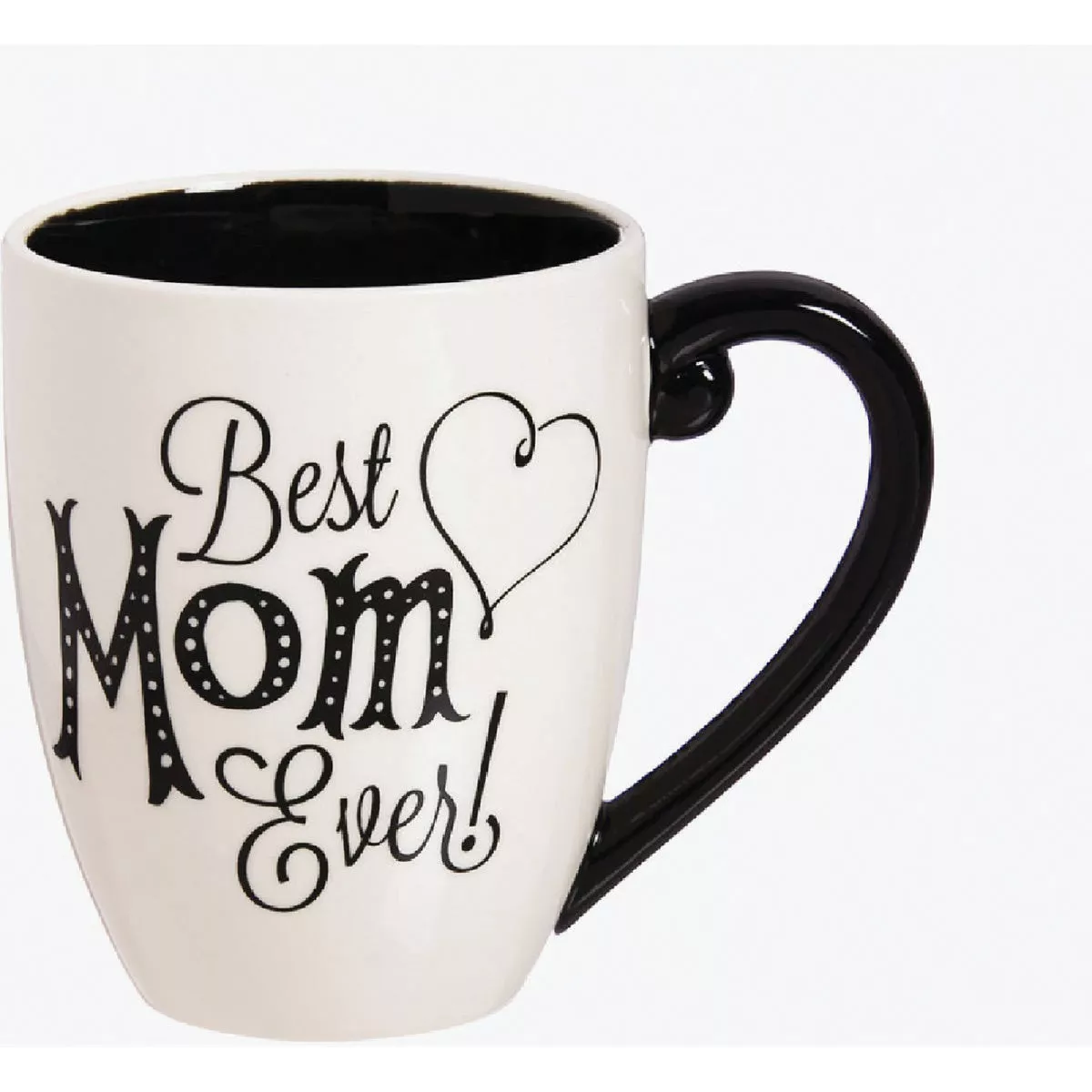 Evergreen Black Ink Ceramic Cup O' Joe w/Box, 18 Oz.., Mom