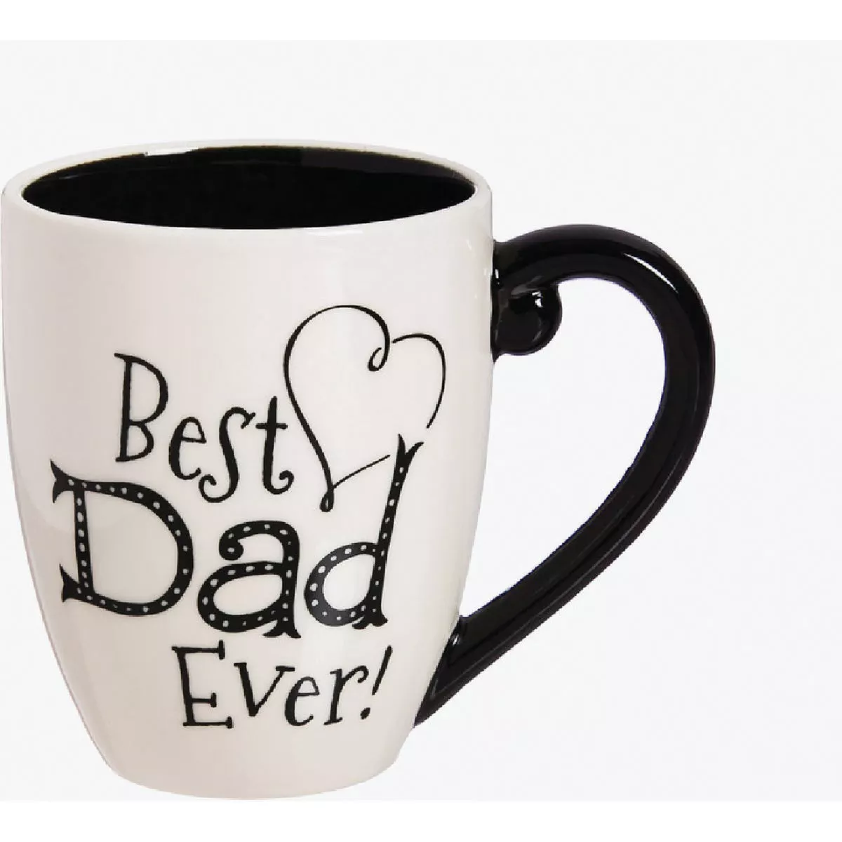 Evergreen Black Ink Ceramic Cup O' Joe w/Box, 18 Oz.., Dad