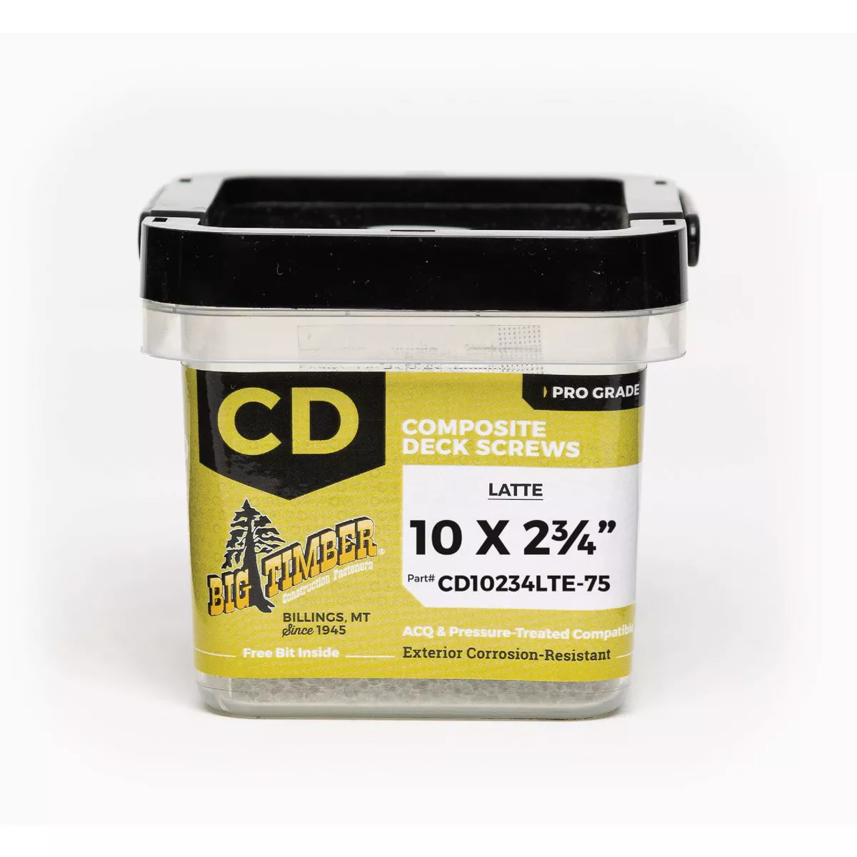 Big Timber #10 x 2-3/4 In. Latte Composite Trim Deck Screw (75 Ct.)