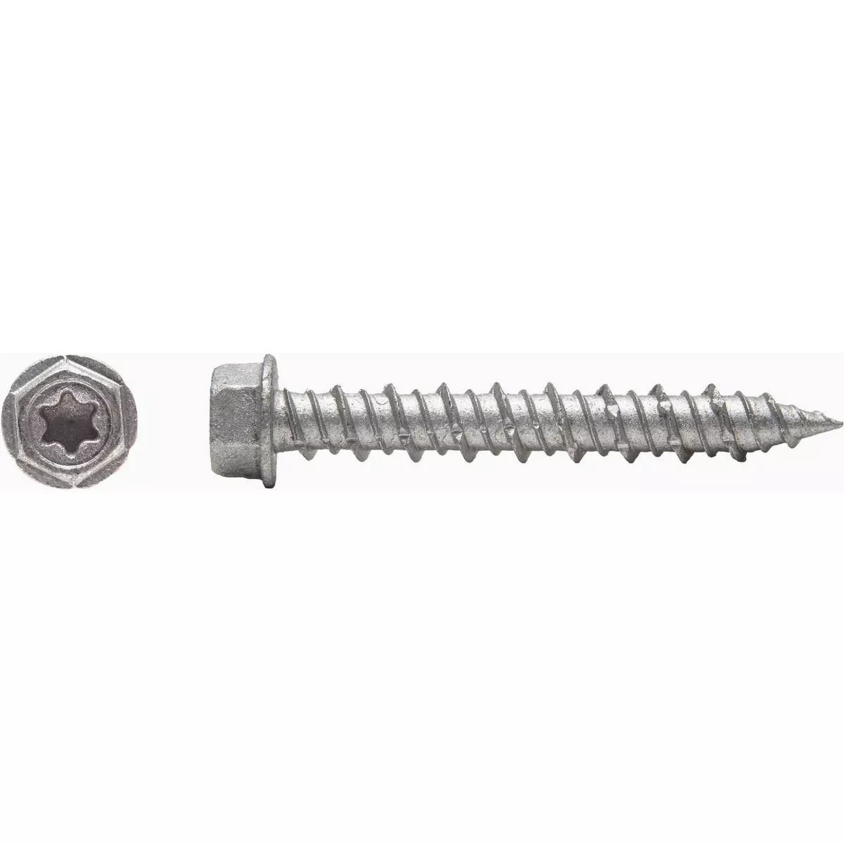 Big Timber 1/4 In. x 2-1/4 In. Hex Washer Concrete Screw (100 Ct.)
