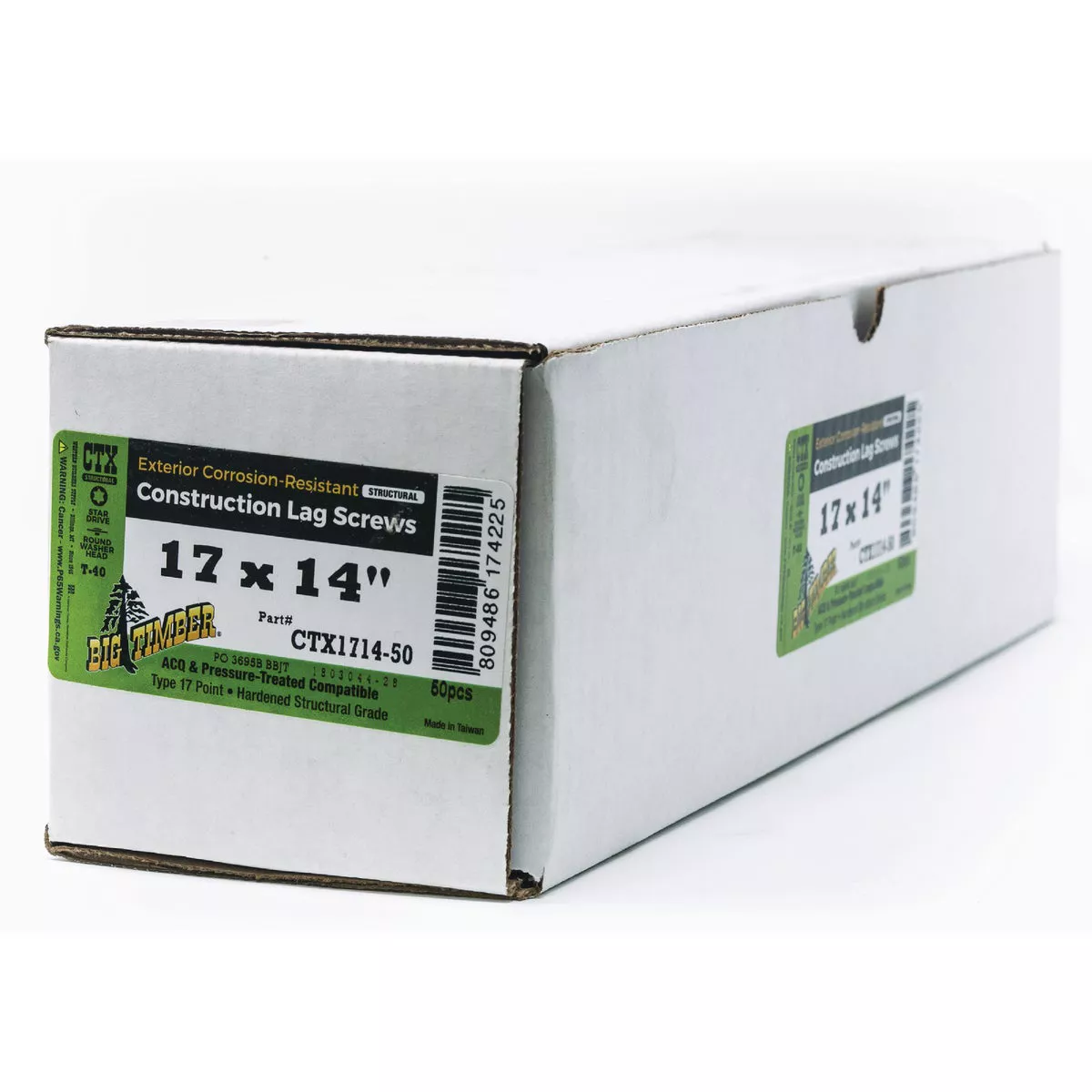 Big Timber #17 x 14 In. Structure Screw (50 Ct.)