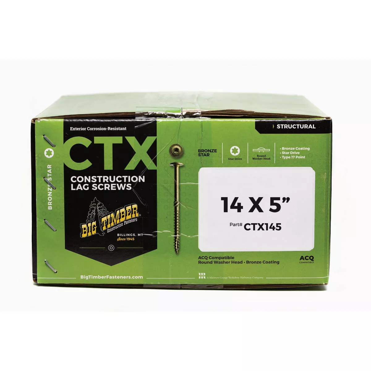 Big Timber #14 x 5 In. Structure Screw (500 Ct.)-