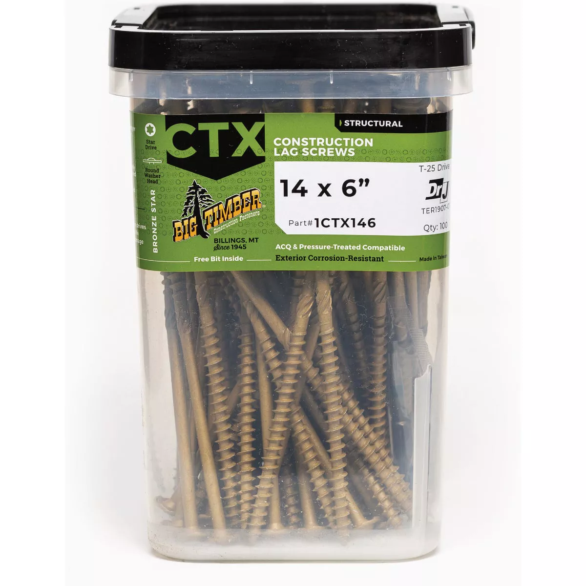 Big Timber #14 x 6 In. Structure Screw (100 Ct.)