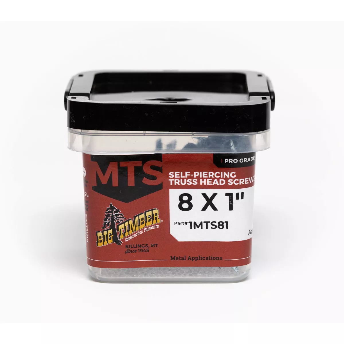 Big Timber #8 x 1 In. Modified Truss Head Self-Drilling Sheet Metal Screw (174 Ct., 1 Lb.)