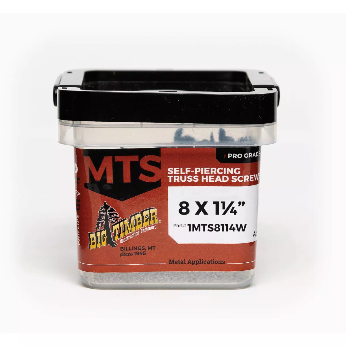 Big Timber #8 x 1-1/4 In. White Modified Truss Head Self-Drilling Sheet Metal Screw (149 Ct., 1 Lb.)