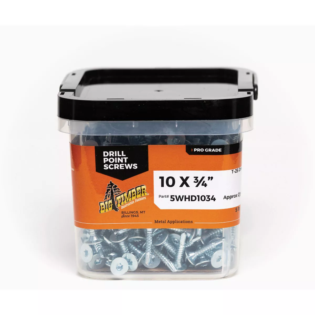 Big Timber #10 x 3/4 In. Wafer Head Self-Drilling Sheet Metal Screw (5 Lb., 1040 Ct.)