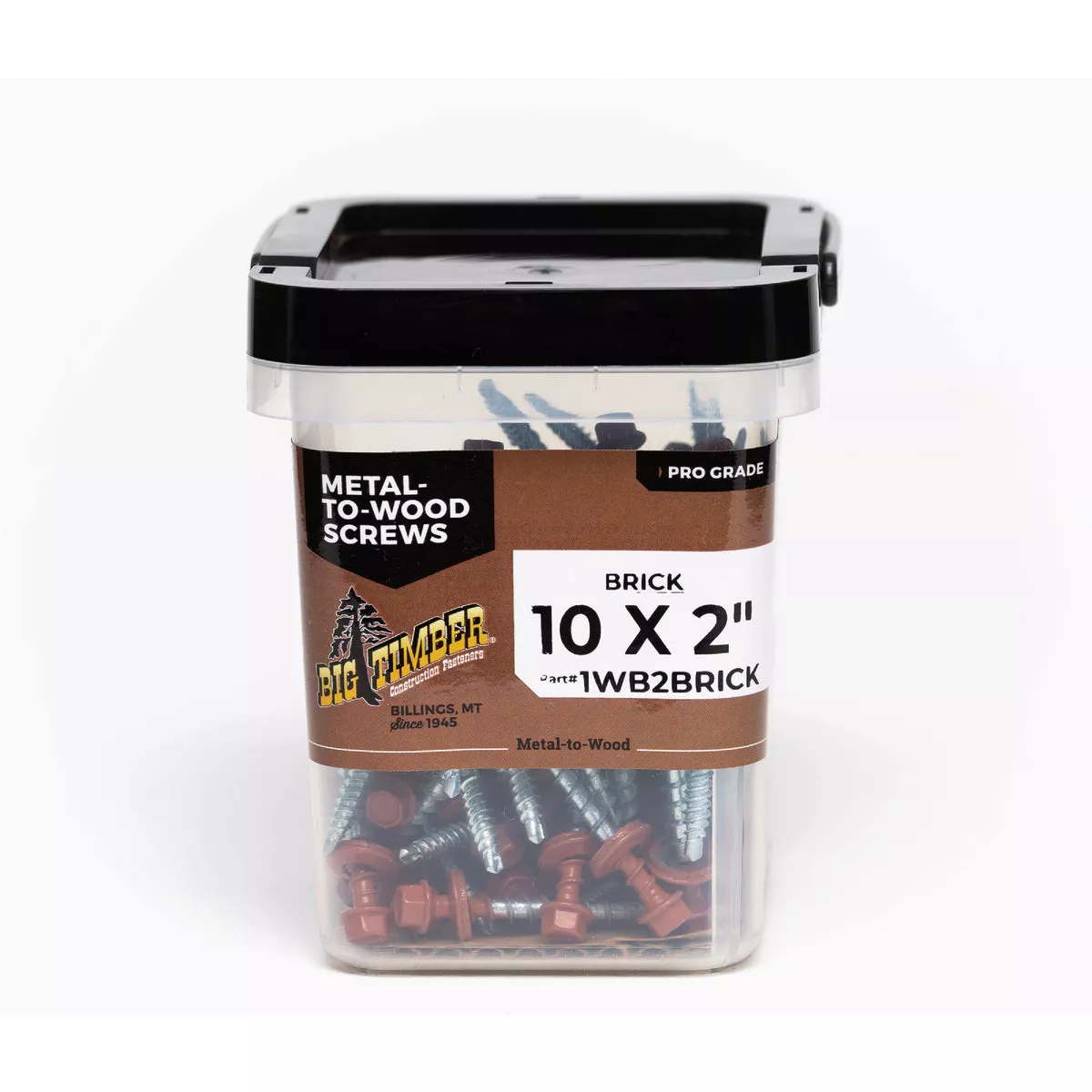 Big Timber #10 x 2 In. Brick Washer Head Wood Screw (100 Ct.)