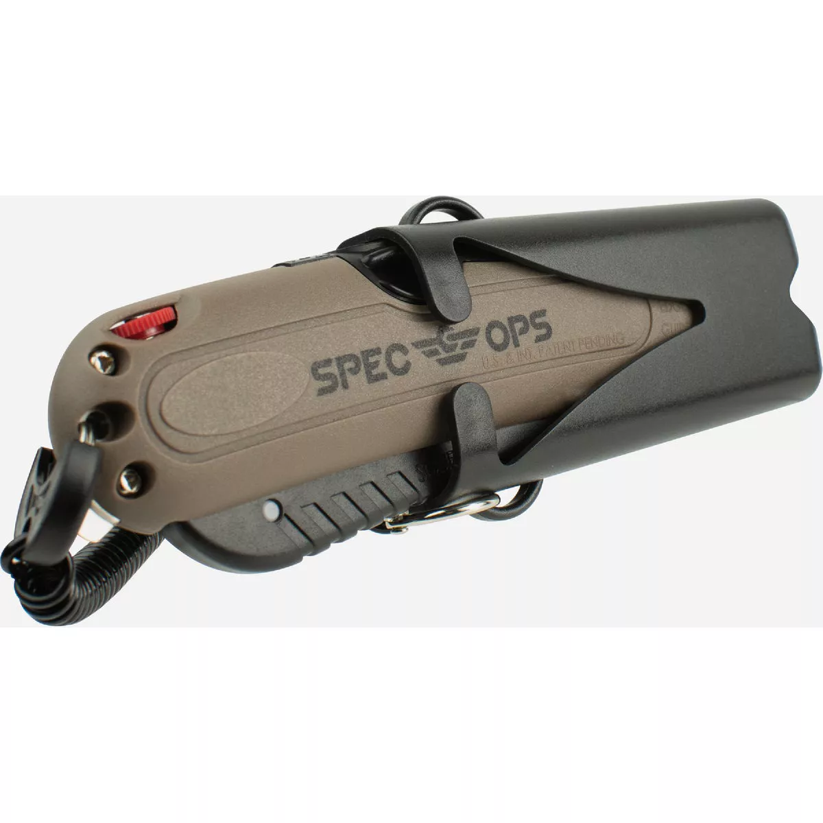 Spec Ops Safety Knife Box Cutter with Holster & Lanyard