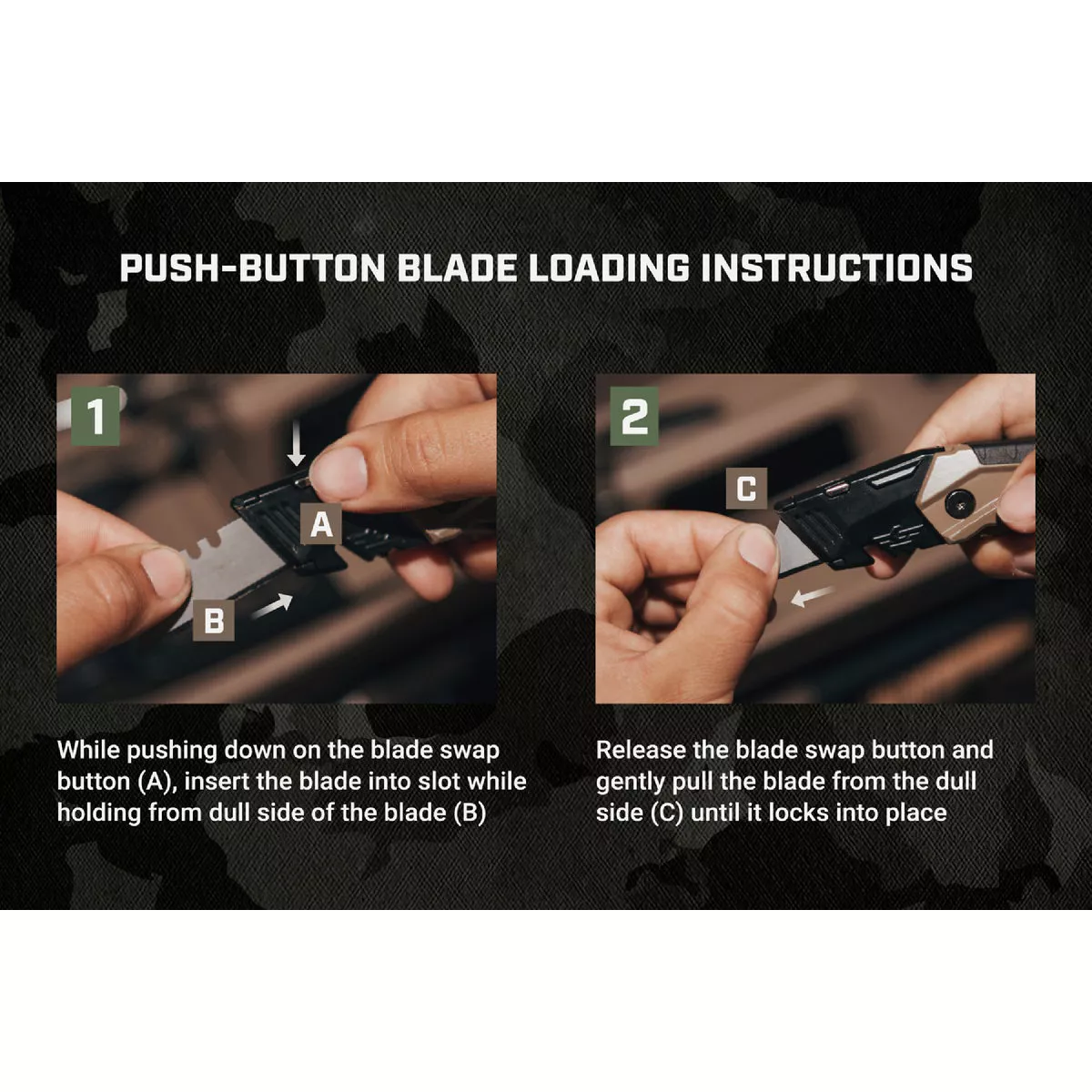 Spec Ops Folding Utility Knife with (3) Blades - photo 3