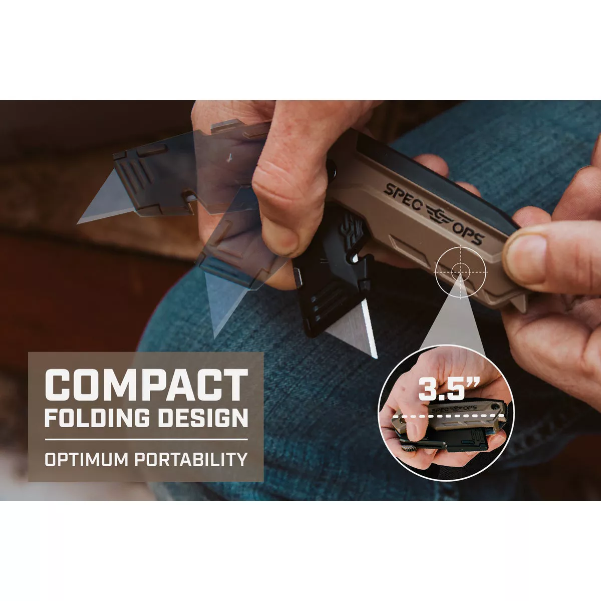 Spec Ops Folding Utility Knife with (3) Blades - photo 6