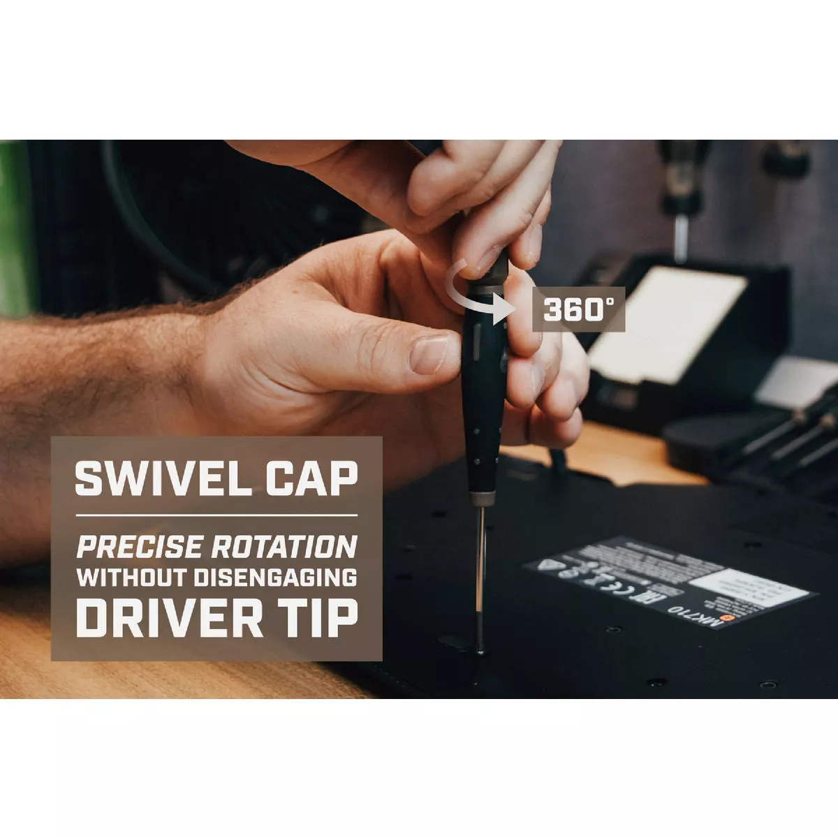 Spec Ops 6-Piece Phillips & Slotted Precision Screwdriver Set with Case - photo 4