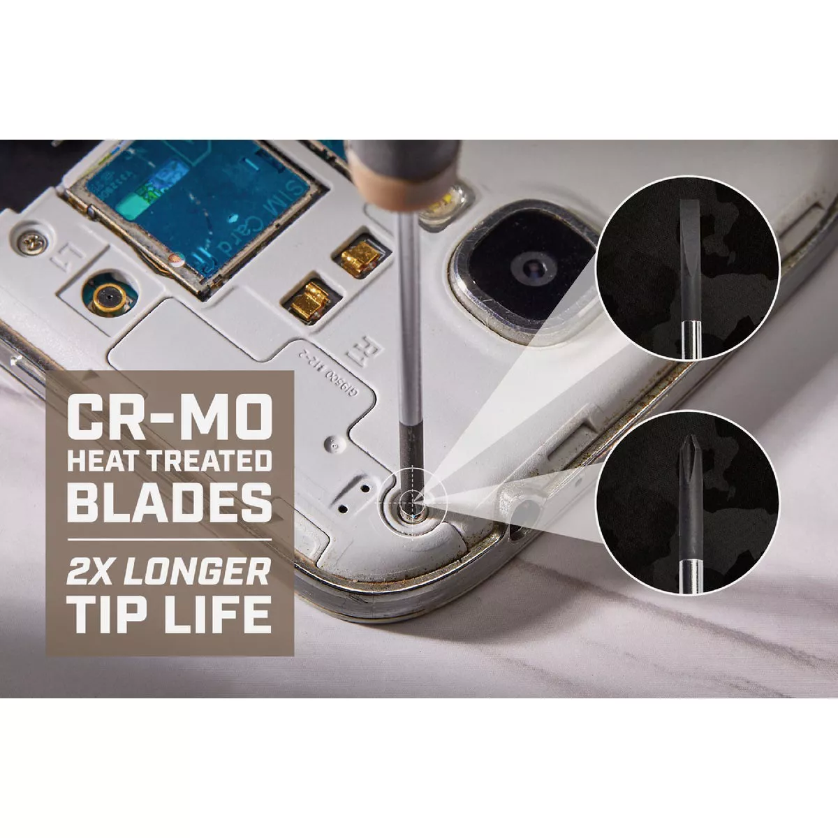 Spec Ops 6-Piece Phillips & Slotted Precision Screwdriver Set with Case - photo 6