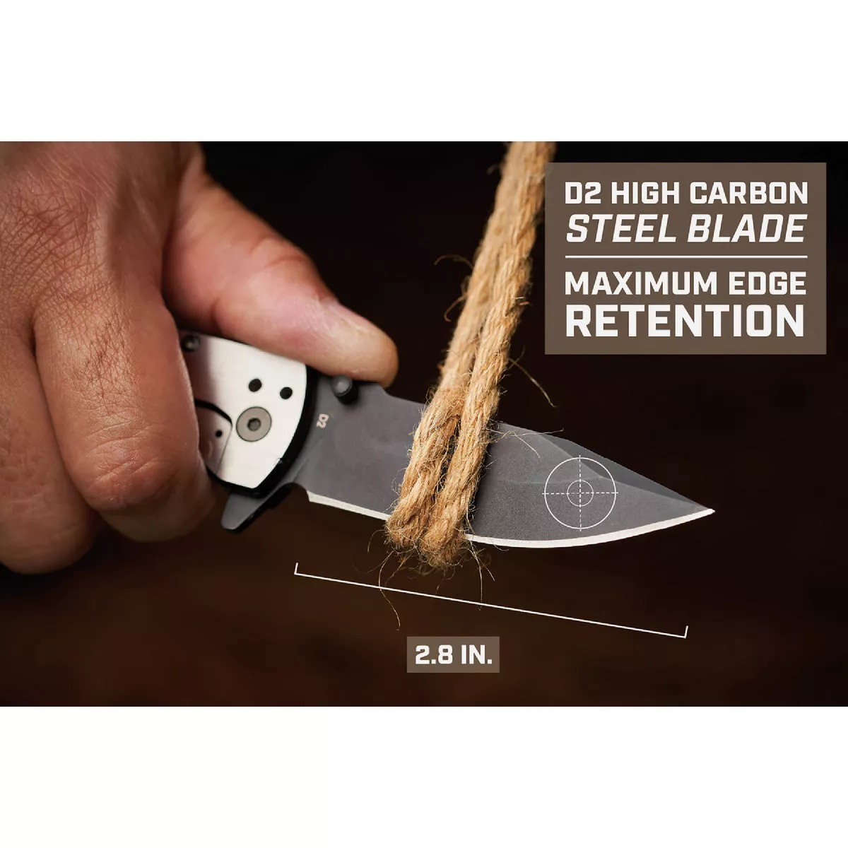 Spec Ops High-Carbon Steel EDC Pocket Knife - photo 4