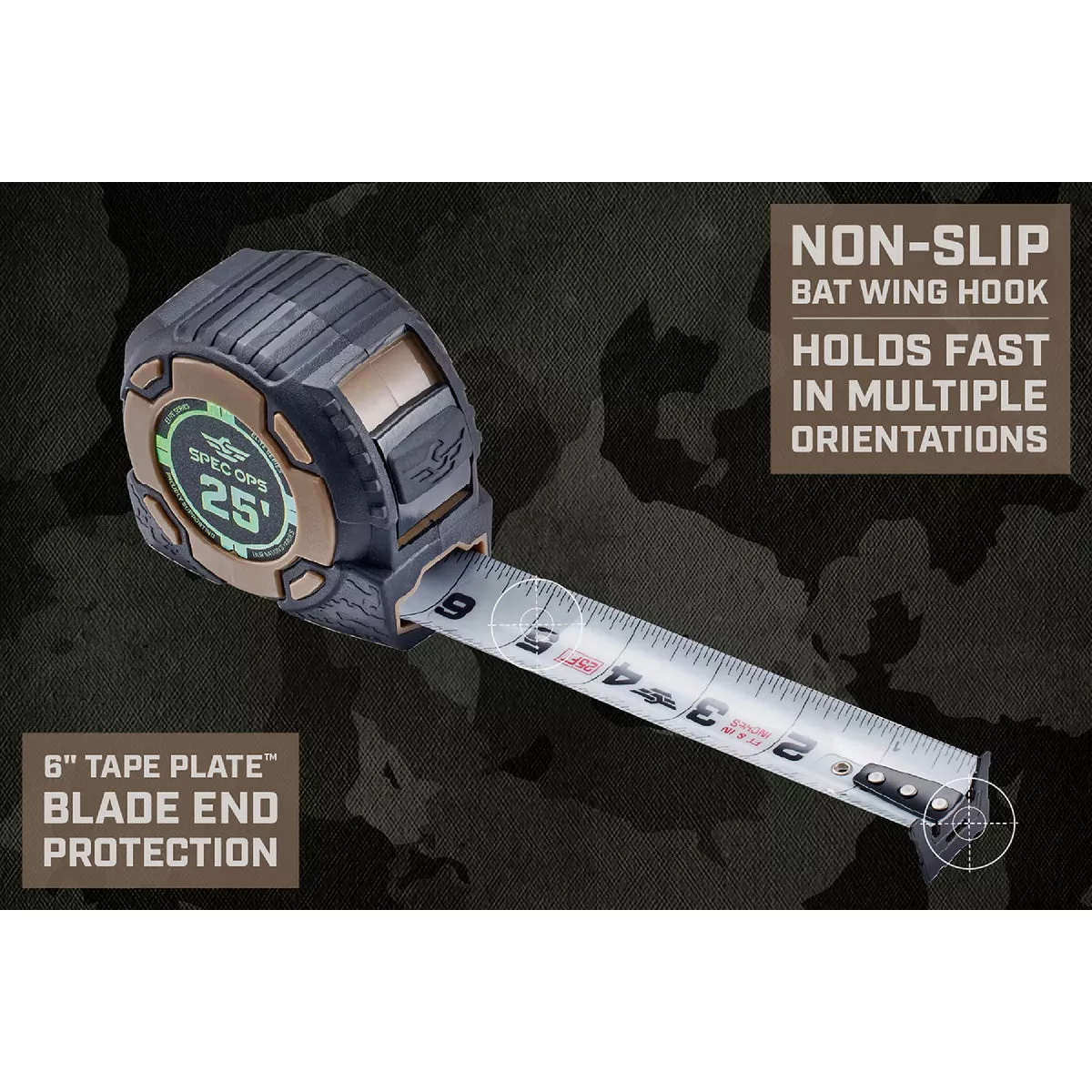 Spec Ops Elite Series 25 Ft. Magnetic Fractional Tape Measure - photo 4