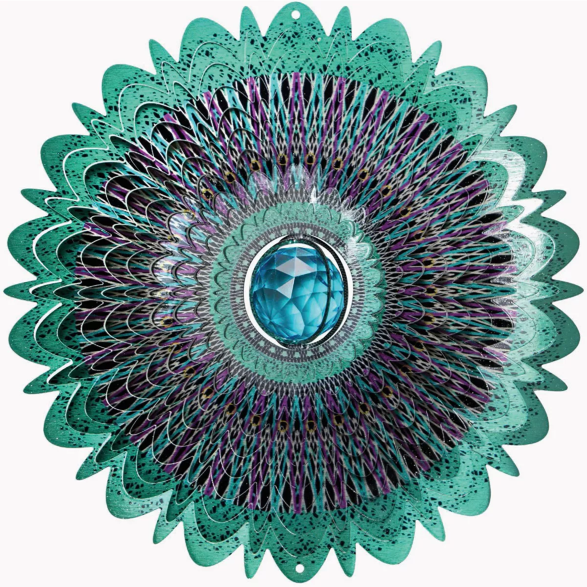 Spinfinity Designs Crystal Cosmic Mandala Wind Spinner