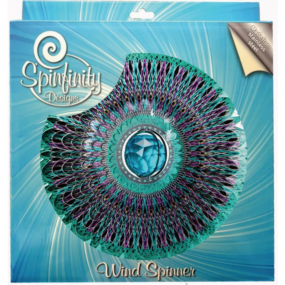 Spinfinity Designs Crystal Cosmic Mandala Wind Spinner - photo 2