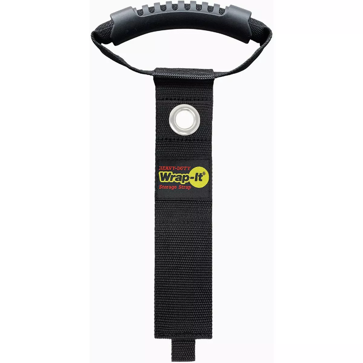Wrap-It Storage Easy-Carry 17 In. x 2 In. Black Hook & Loop Carrying Strap with Handle