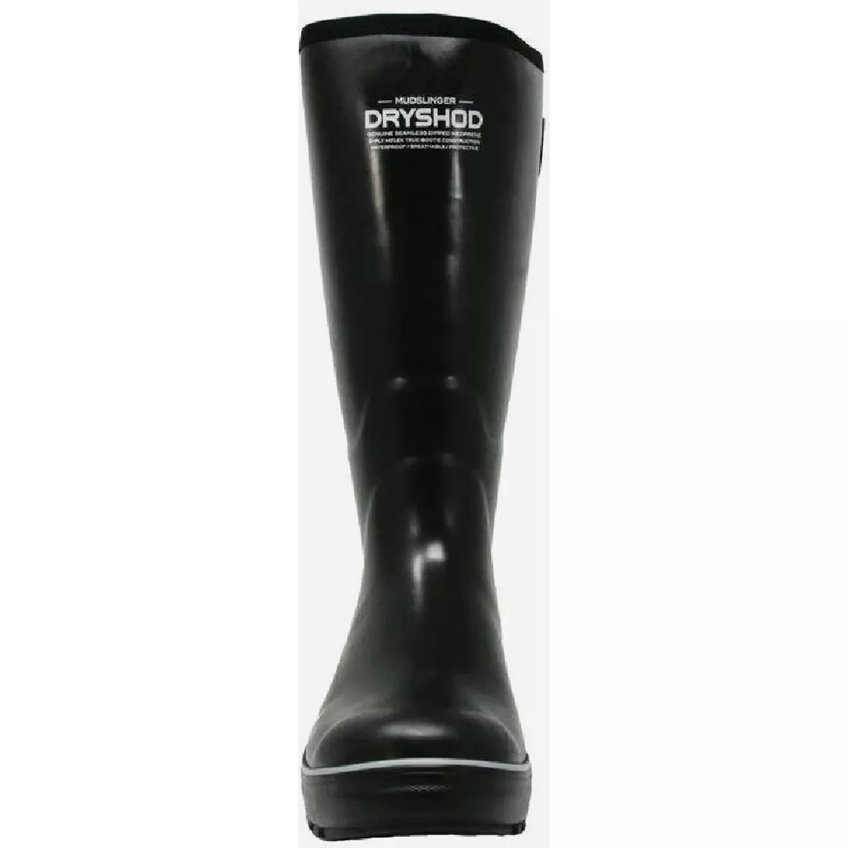 Dryshod Men's Black Mudslinger Gusset Rubber Boots, Size 13