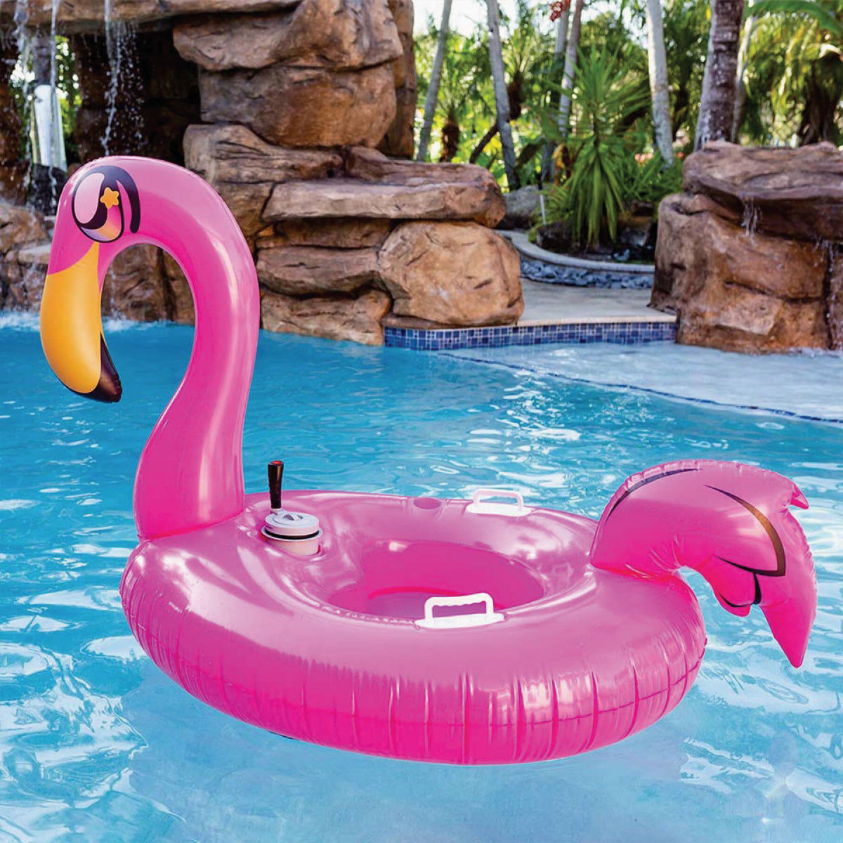 PoolCandy Tube Runner Motorized Flamingo Pool Tube | Do It Best